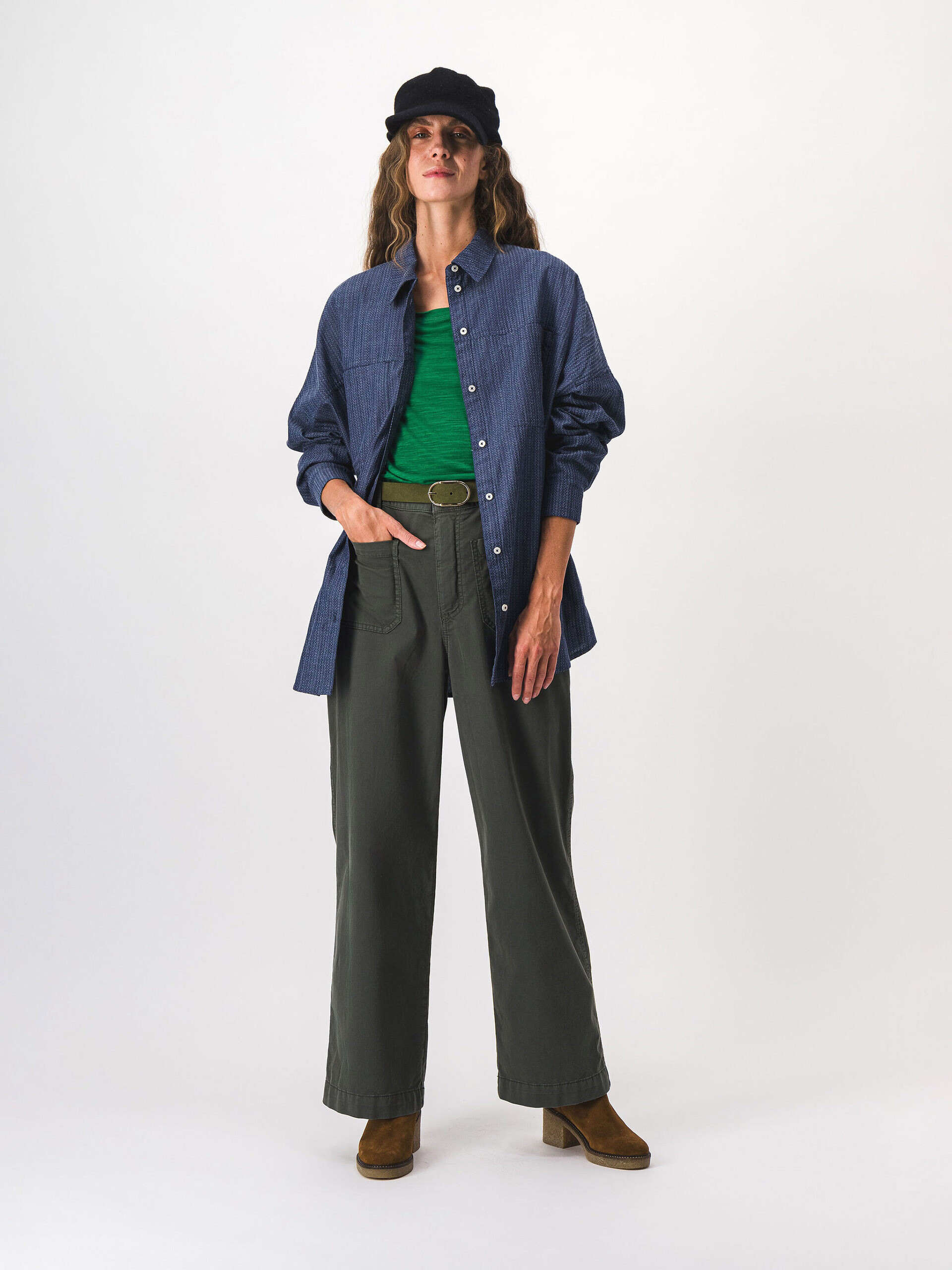 MORGANE SHIRT -  Indigo , Ready-to-wear Bensimon