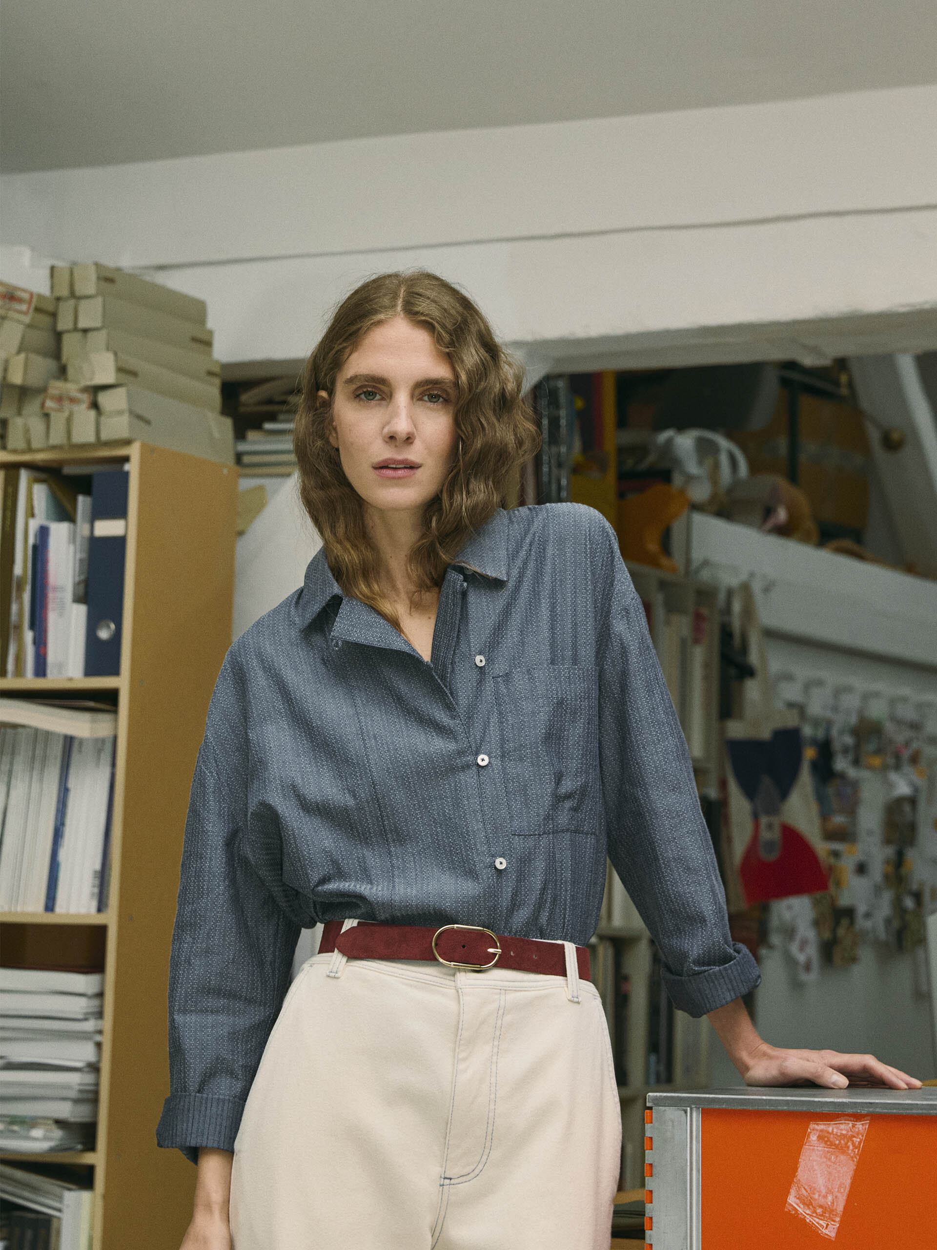 MARILOU SHIRT -  Indigo , Ready-to-wear Bensimon