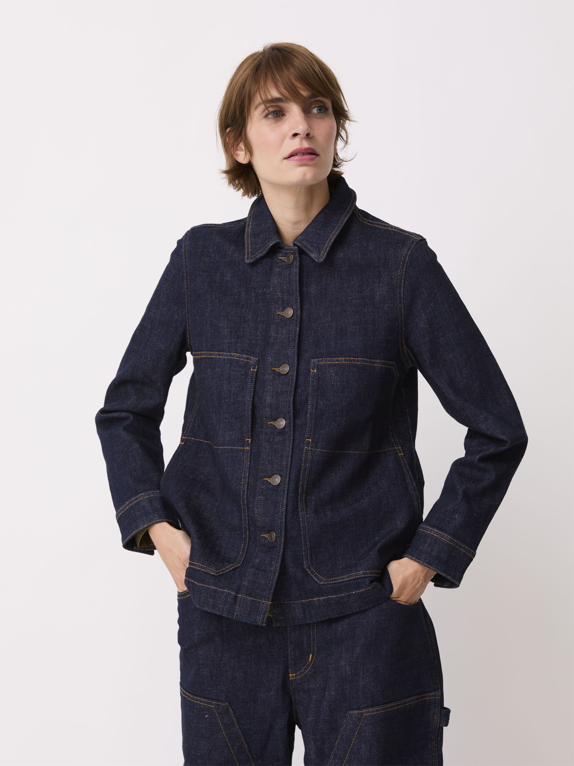 VESTE FABRINE -  Jean , Ready-to-wear Bensimon