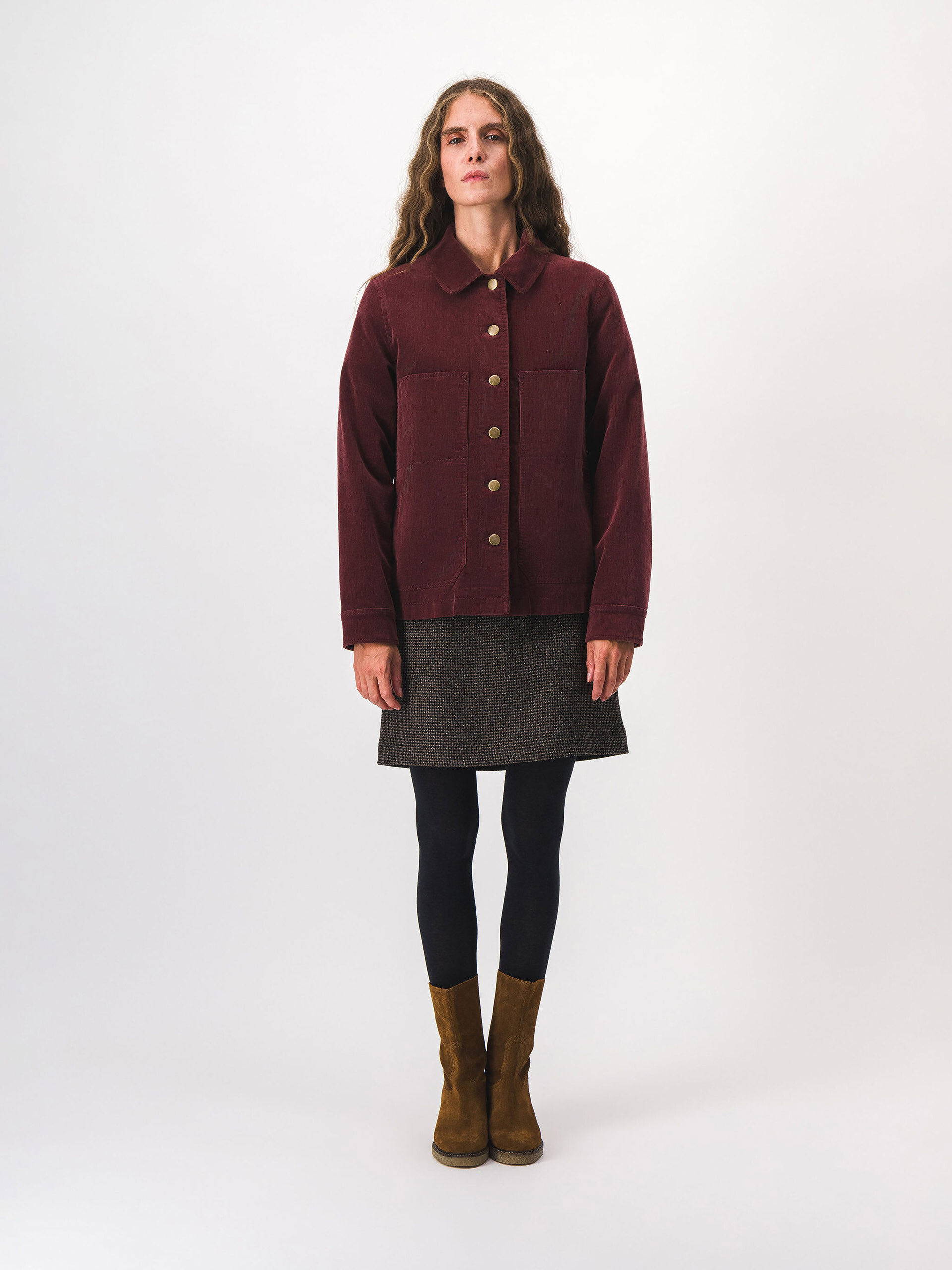 KEZIAH JACKET -  Aubergine , Ready-to-wear Bensimon