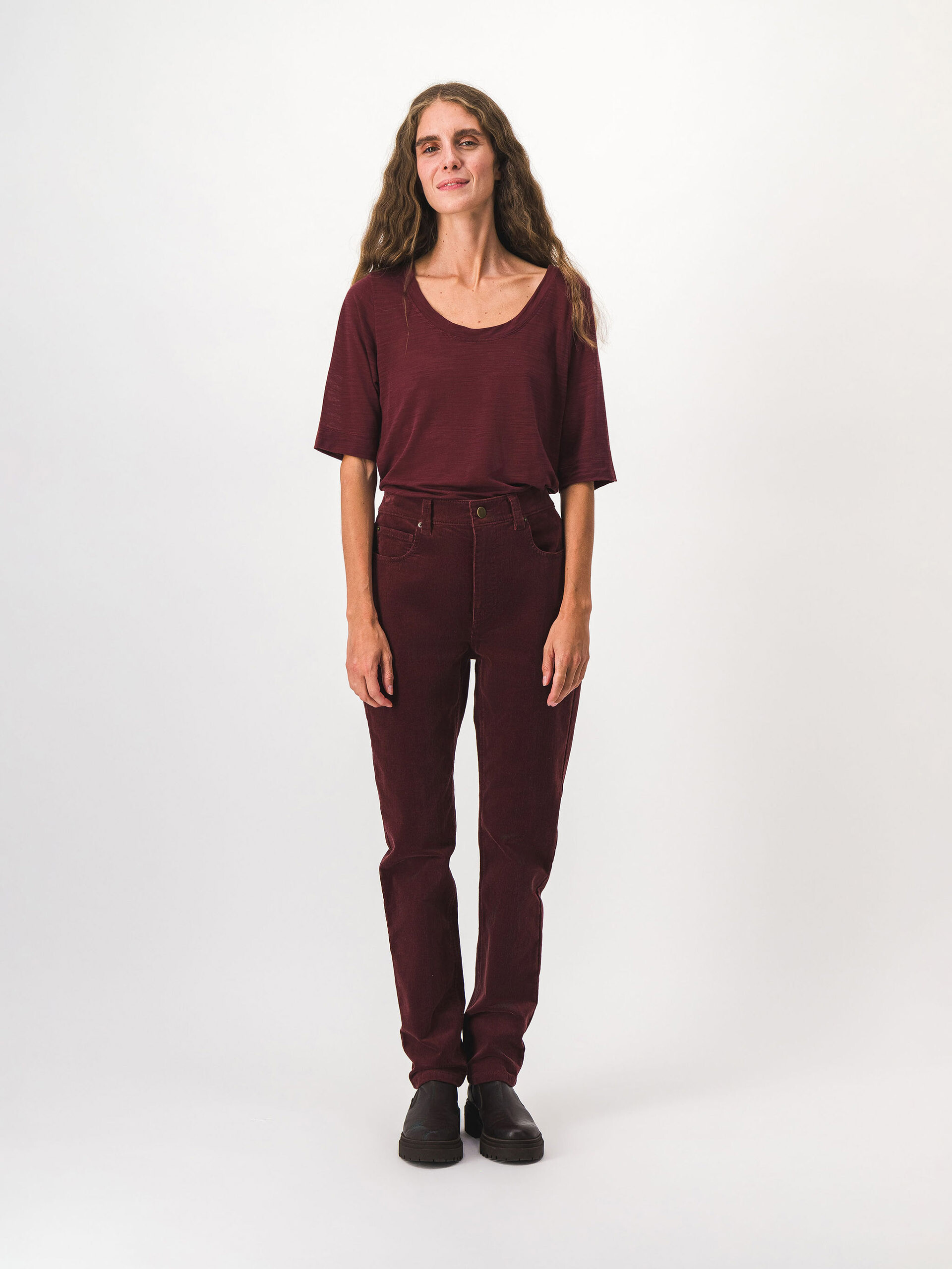FILIBERT TROUSERS -  Aubergine , Ready-to-wear Bensimon