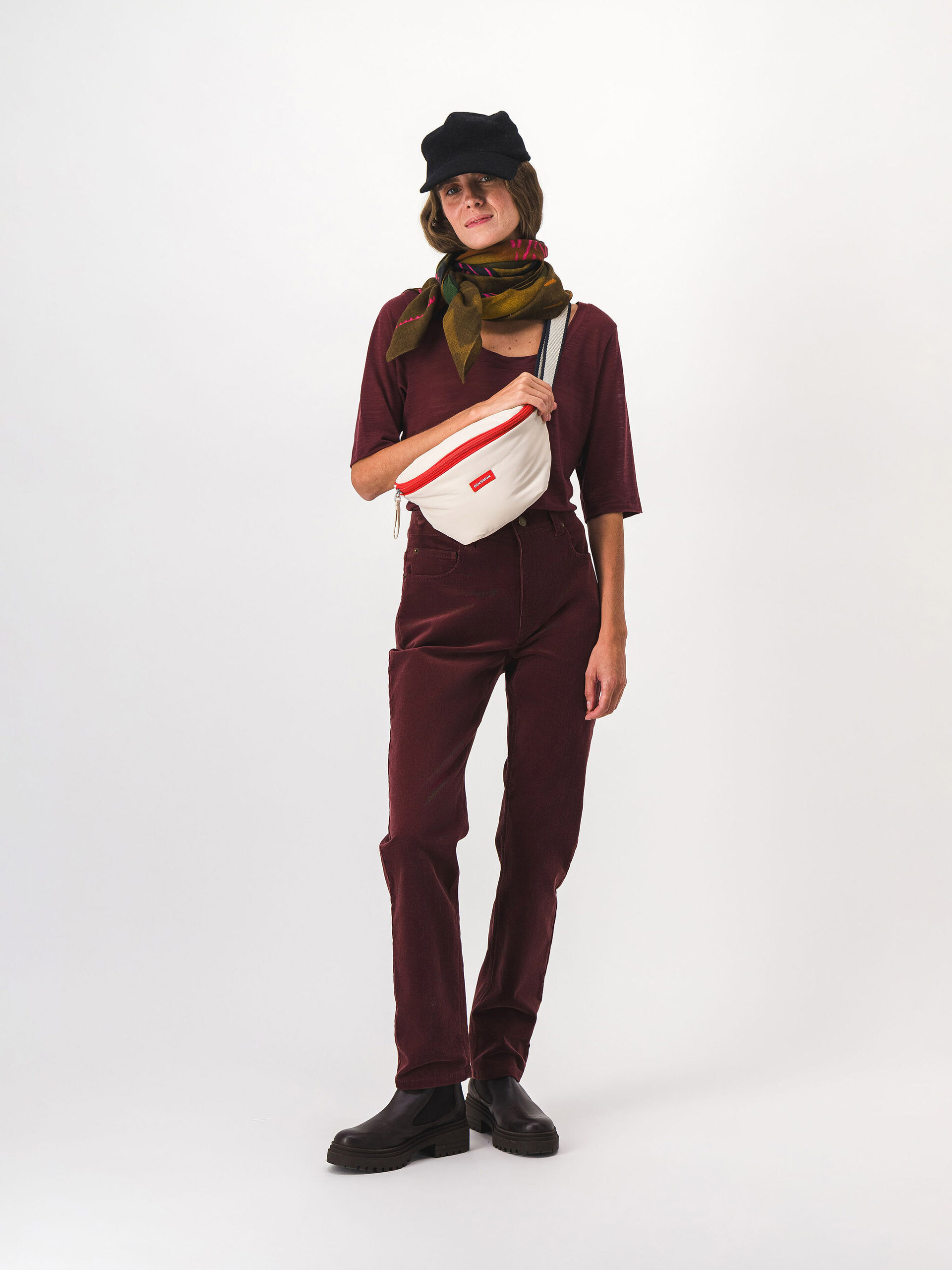 FILIBERT TROUSERS -  Aubergine , Ready-to-wear Bensimon