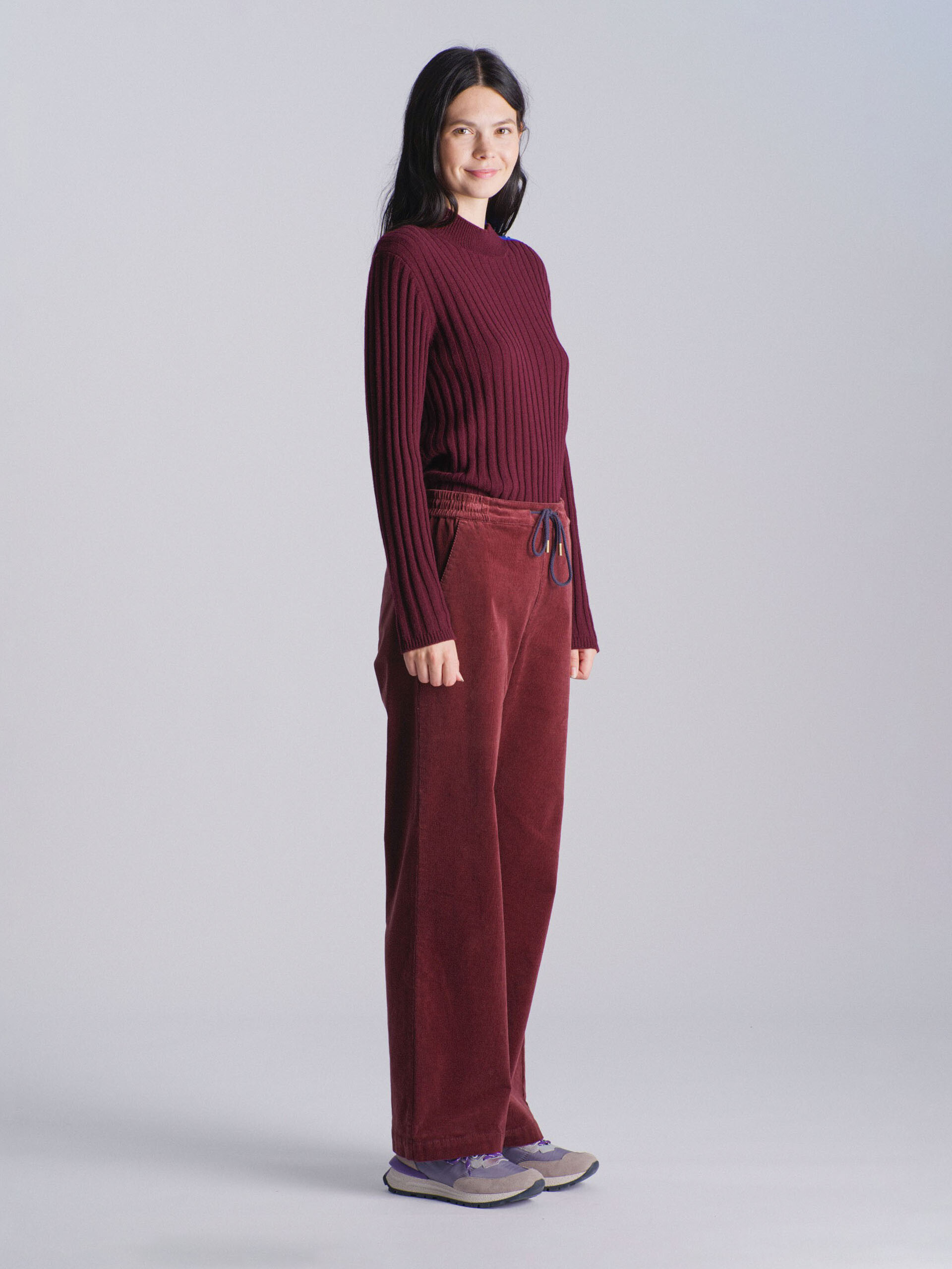 KYBELE TROUSERS -  Aubergine , Ready-to-wear Bensimon