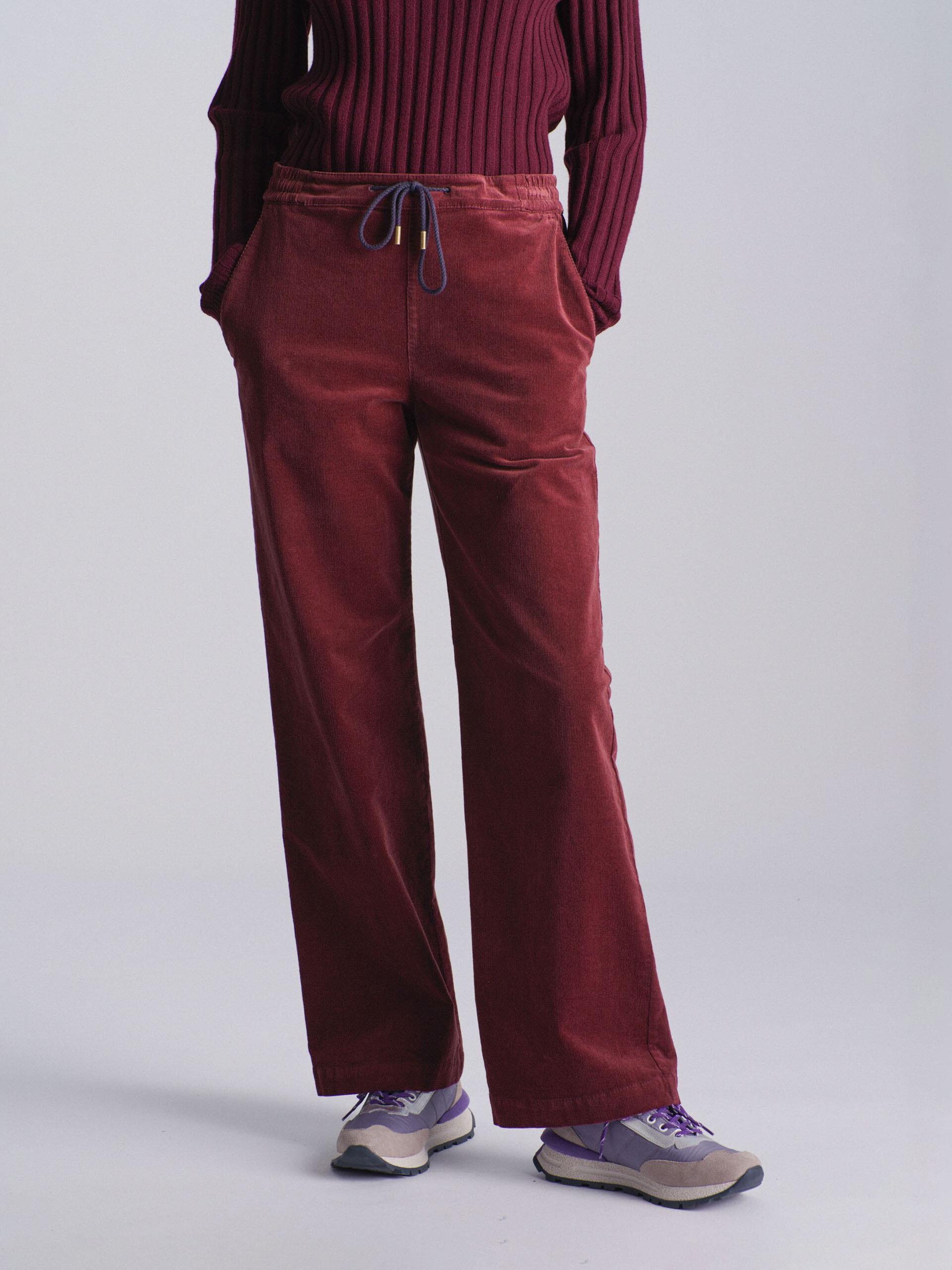 KYBELE TROUSERS -  Aubergine , Ready-to-wear Bensimon