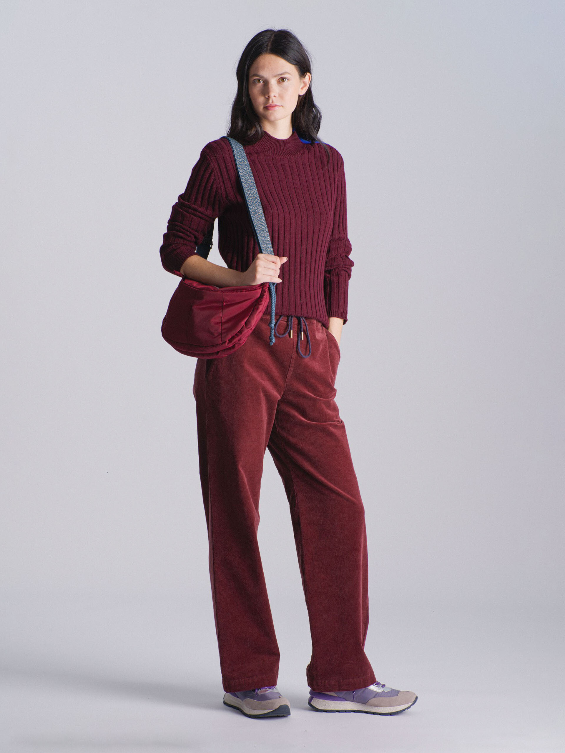 KYBELE TROUSERS -  Aubergine , Ready-to-wear Bensimon