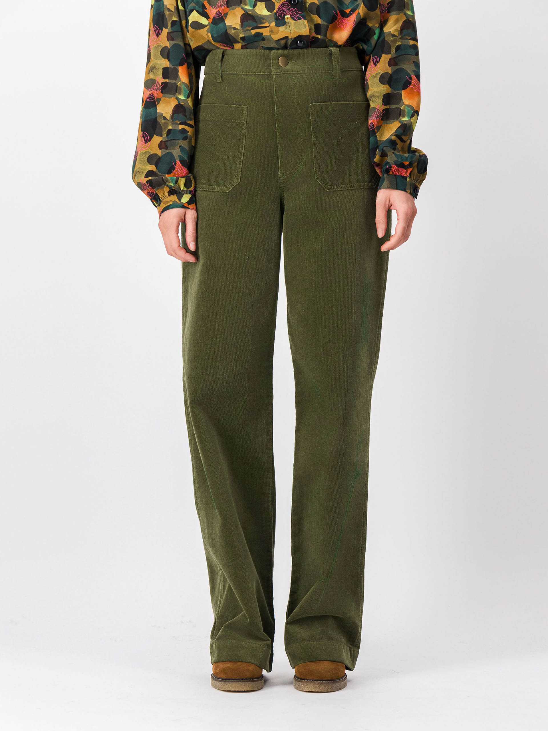 BLULON TROUSERS -  Military , Ready-to-wear Bensimon