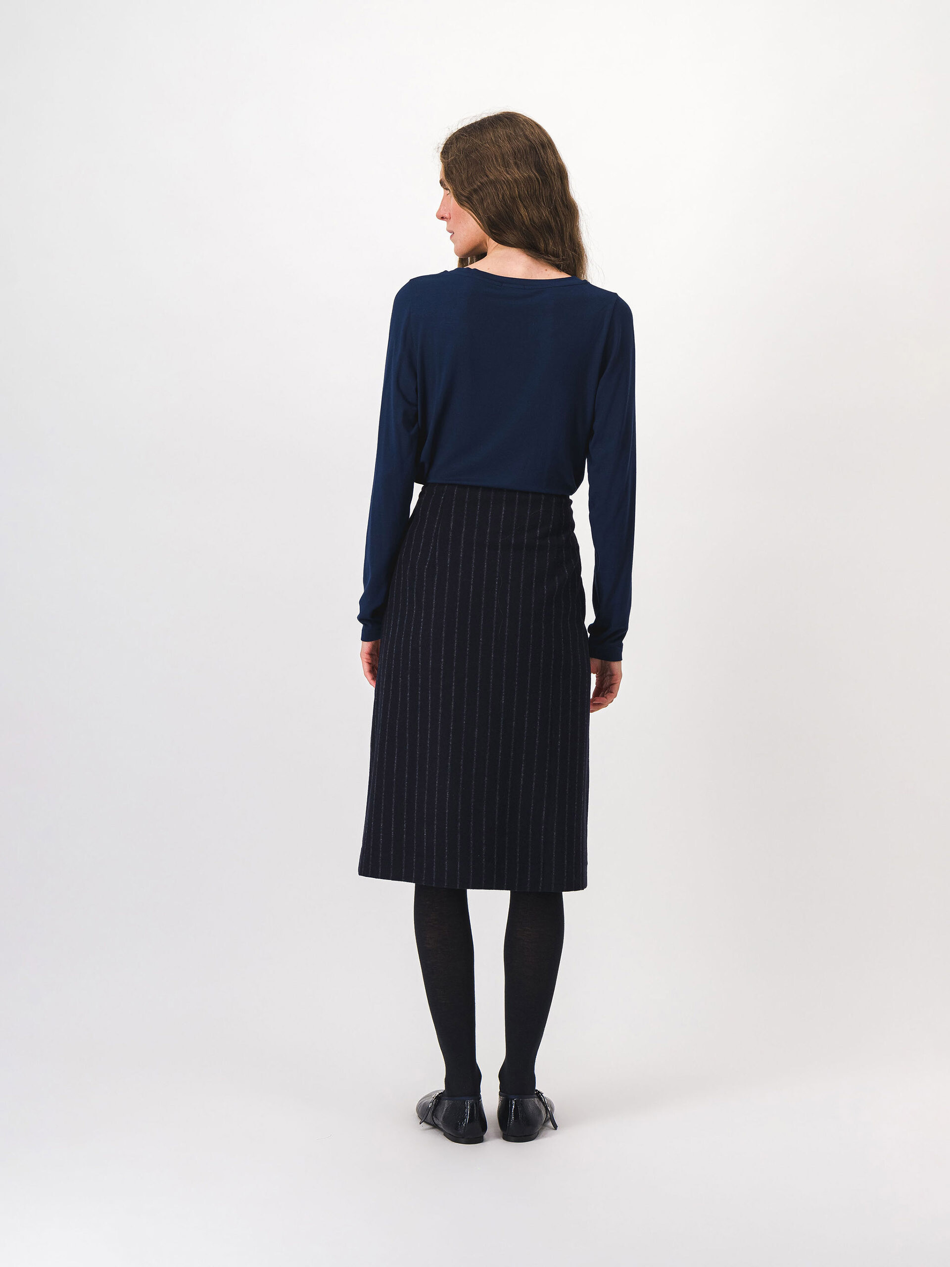 MAUDE SKIRT -  Stripes , Ready-to-wear Bensimon