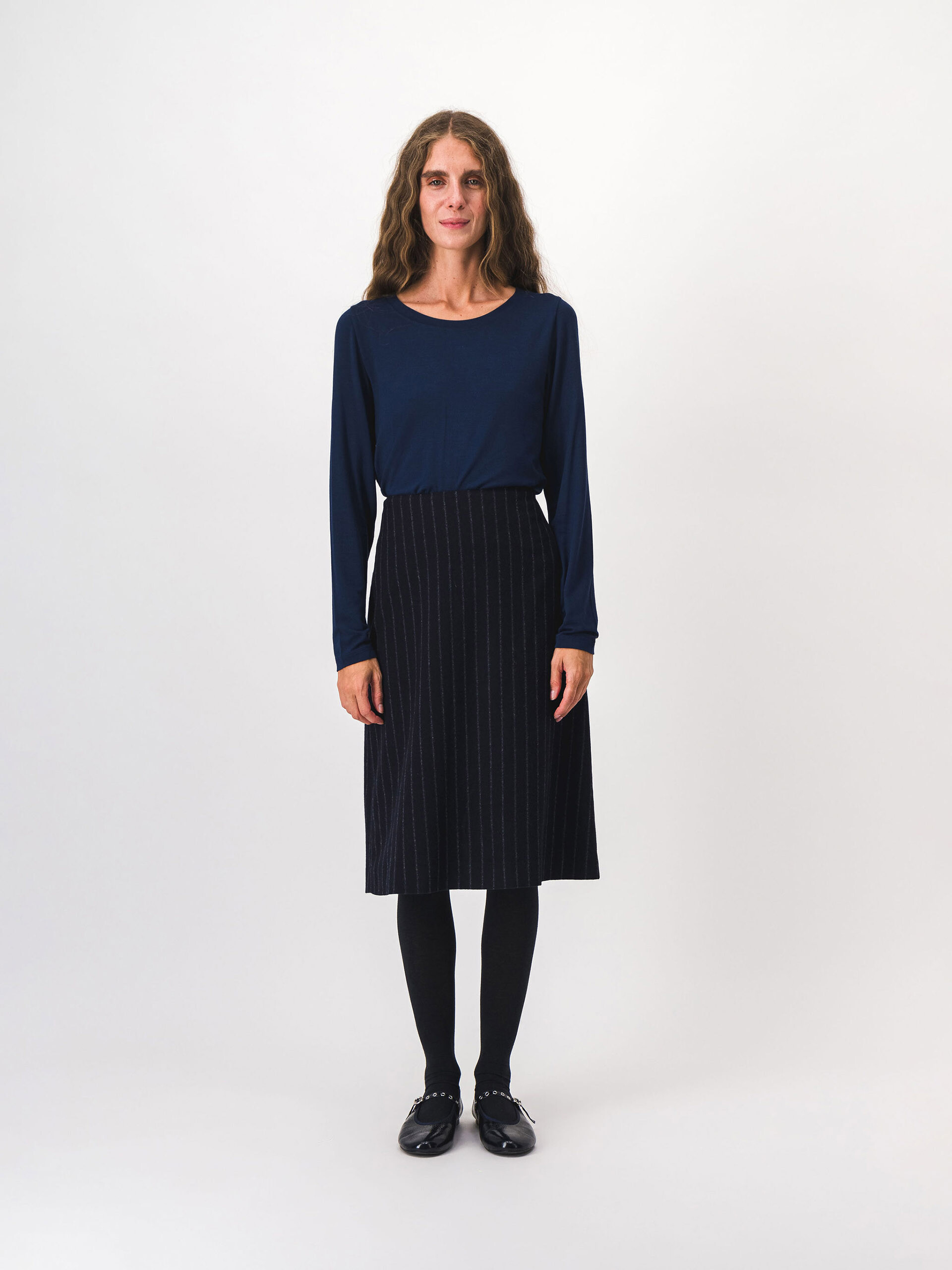MAUDE SKIRT -  Stripes , Ready-to-wear Bensimon
