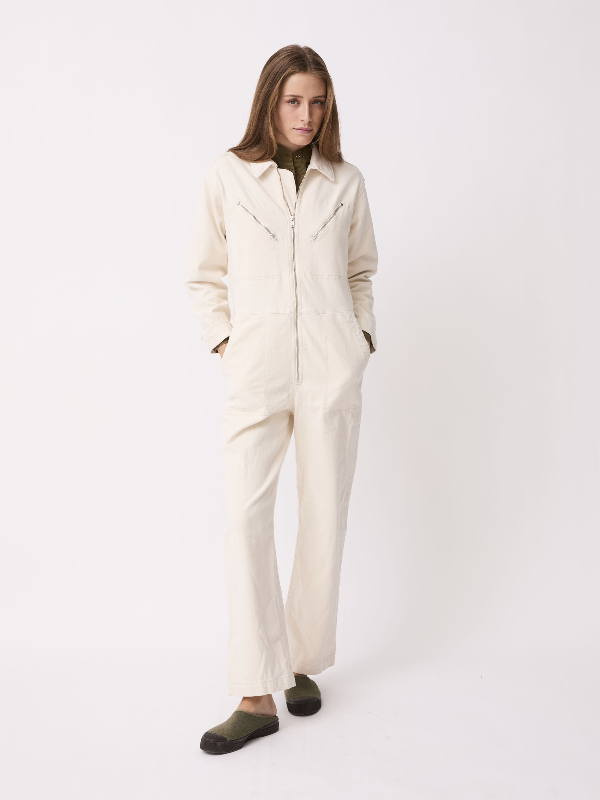 COMBINAISON DWAINA -  Ecru , Ready-to-wear Bensimon