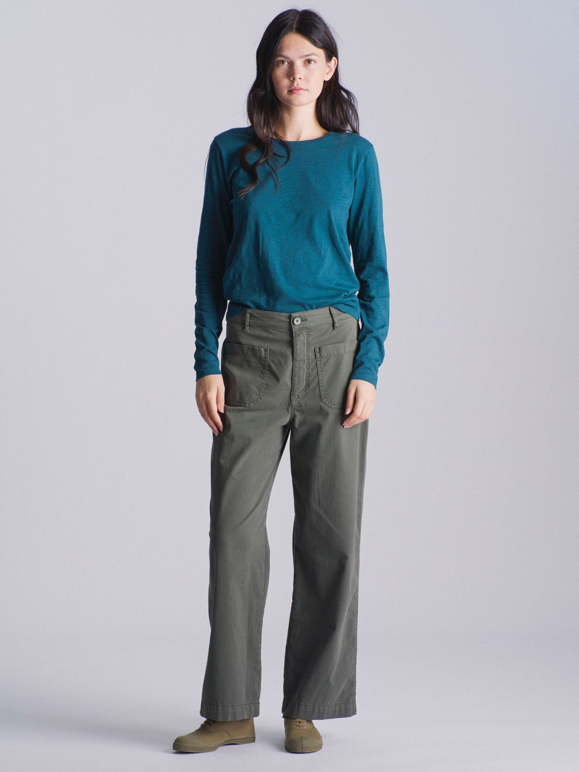 PERNILLE T-SHIRT -  Blue oil , Ready-to-wear Bensimon