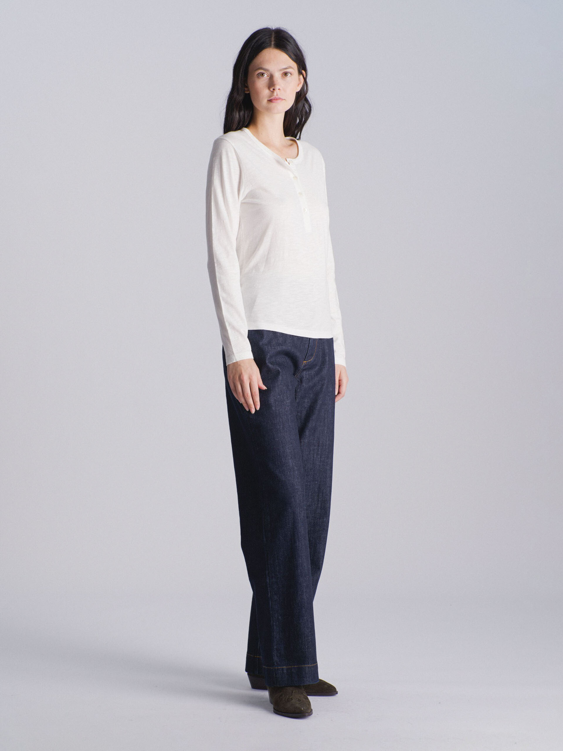 ALEXANDRA T-SHIRT -  Ecru , Ready-to-wear Bensimon