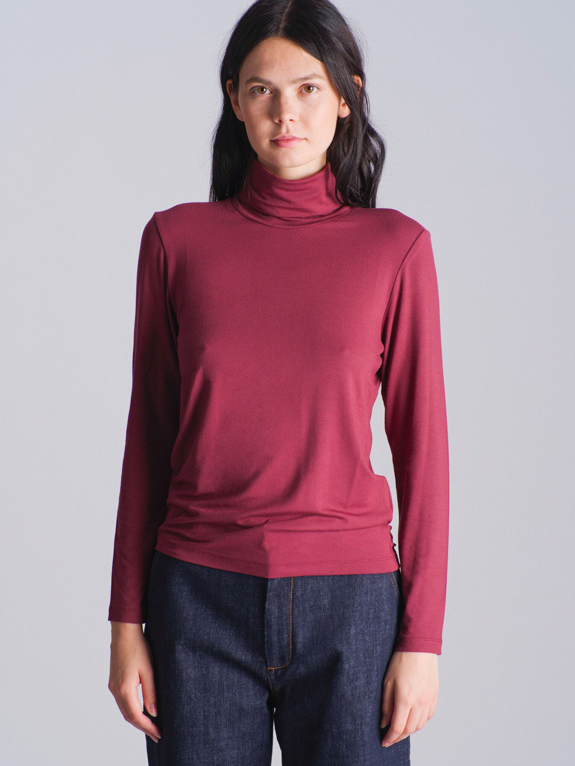 ELWIRE T-SHIRT -  Aubergine , Ready-to-wear Bensimon