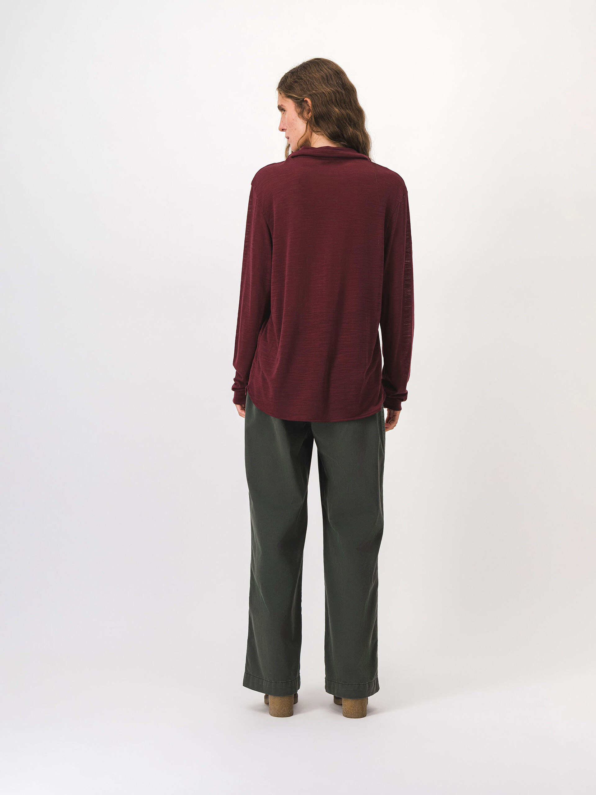 CYLENA SHIRT -  Aubergine , Ready-to-wear Bensimon