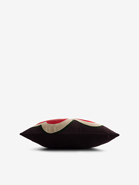 CUSHION FLOWER 45x45 PLUM -  Plum , Home design Bensimon