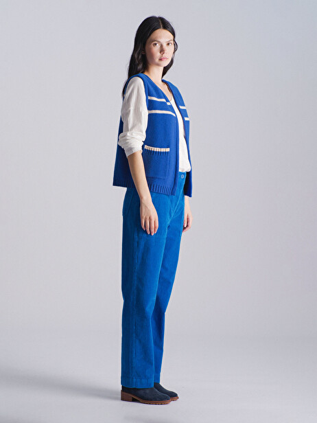 MARCEL CARDIGAN -  Turkish sea , Ready-to-wear Bensimon