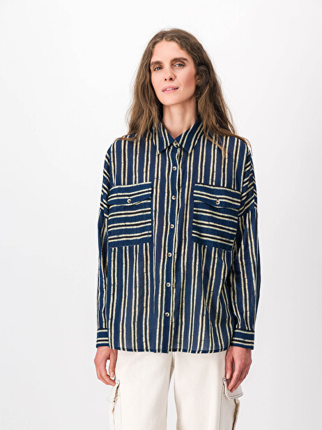 JANICE SHIRT -  Stripes , Ready-to-wear Bensimon