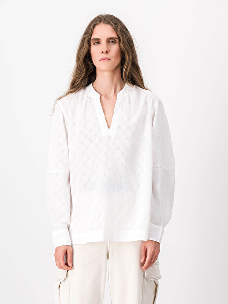 GIGONDA BLOUSE -  Ivory , Ready-to-wear Bensimon