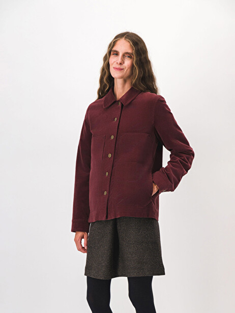 KEZIAH JACKET -  Aubergine , Ready-to-wear Bensimon