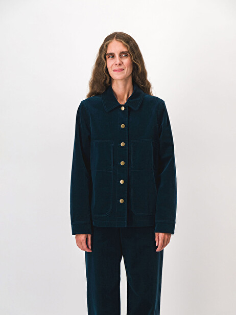 KEZIAH JACKET -  Blue oil , Ready-to-wear Bensimon