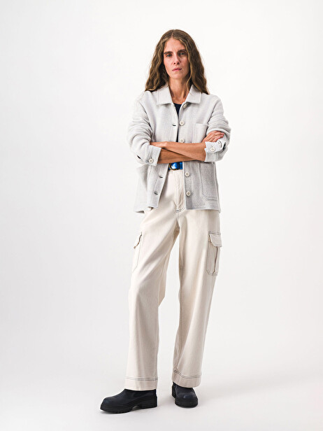 GOLTA JACKET -  Ecru , Ready-to-wear Bensimon