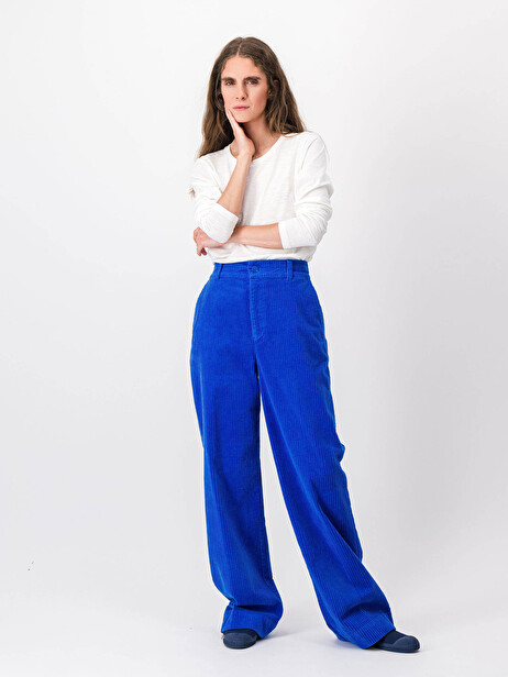 LADIES' TROUSERS -  Turkish sea , Ready-to-wear Bensimon