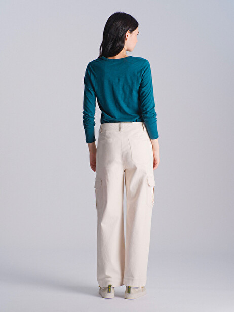 ESTELLA TROUSERS -  Ecru , Ready-to-wear Bensimon