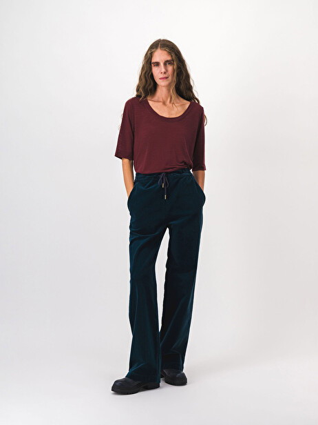 KYBELE TROUSERS -  Blue oil , News Bensimon