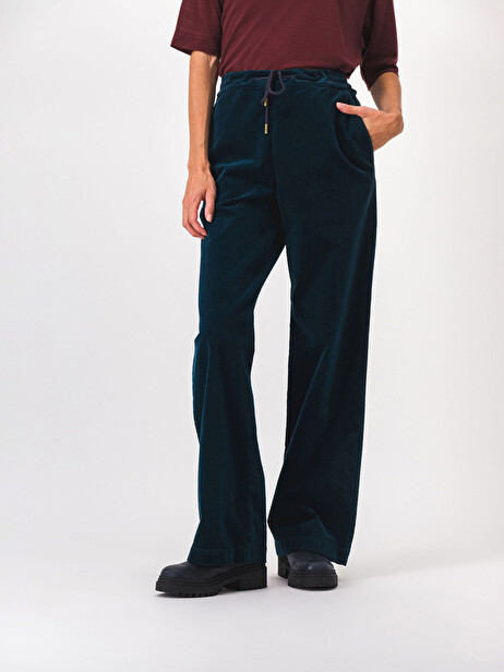 KYBELE TROUSERS -  Blue oil , News Bensimon