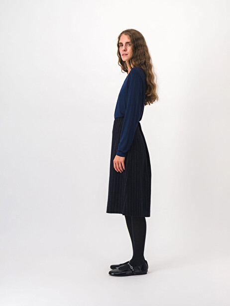 MAUDE SKIRT -  Stripes , Ready-to-wear Bensimon