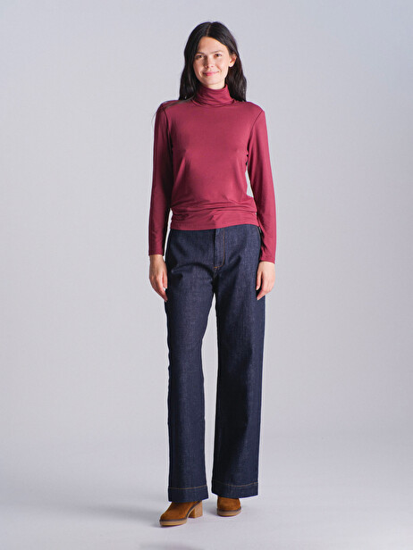 ELWIRE T-SHIRT -  Aubergine , Ready-to-wear Bensimon