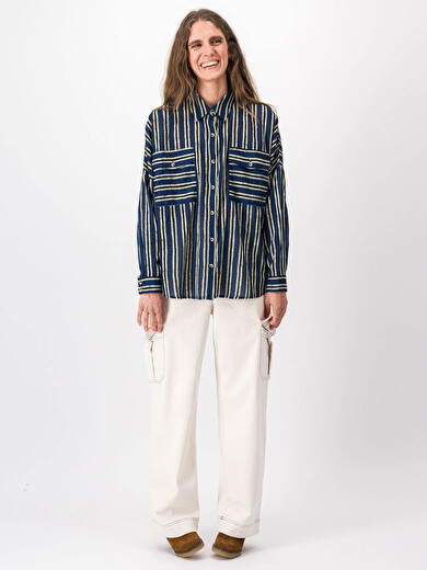 JANICE SHIRT -  Stripes , Ready-to-wear Bensimon