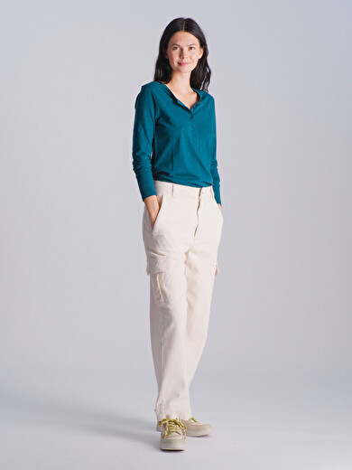 ESTELLA TROUSERS -  Ecru , Ready-to-wear Bensimon