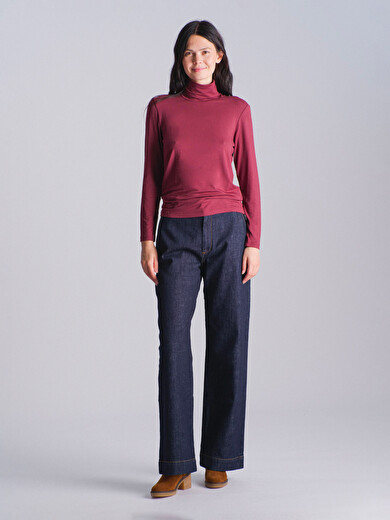 ELWIRE T-SHIRT -  Aubergine , Ready-to-wear Bensimon