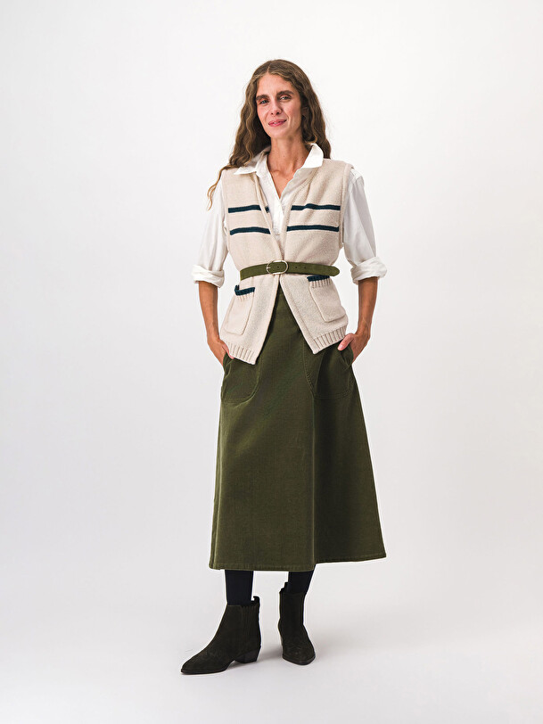 MARCEL CARDIGAN -  Ecru , Ready-to-wear Bensimon