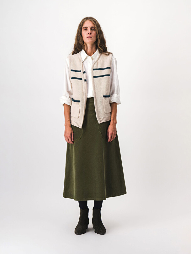 MARCEL CARDIGAN -  Ecru , Ready-to-wear Bensimon