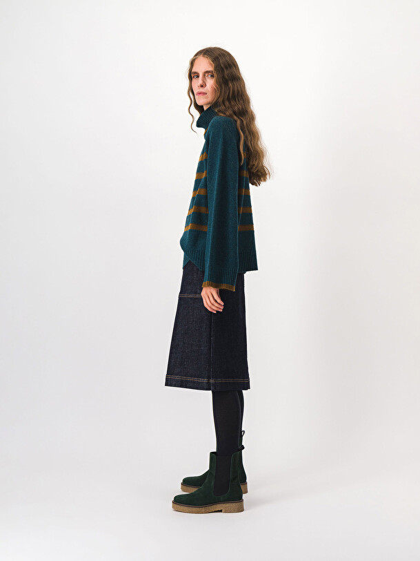 MAGGY JUMPER -  Pine green , Ready-to-wear Bensimon