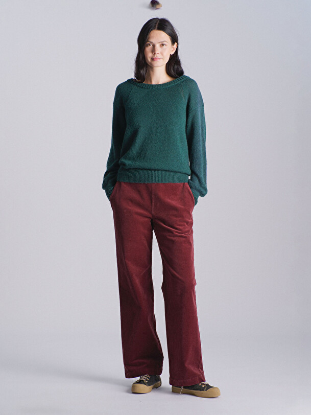 MOBBY JUMPER -  Pine green , Ready-to-wear Bensimon