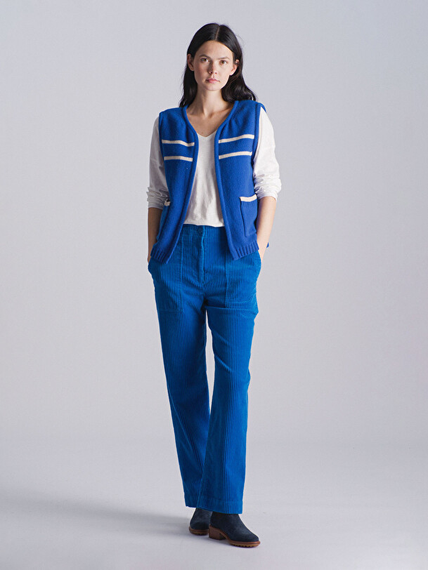 MARCEL CARDIGAN -  Turkish sea , Ready-to-wear Bensimon