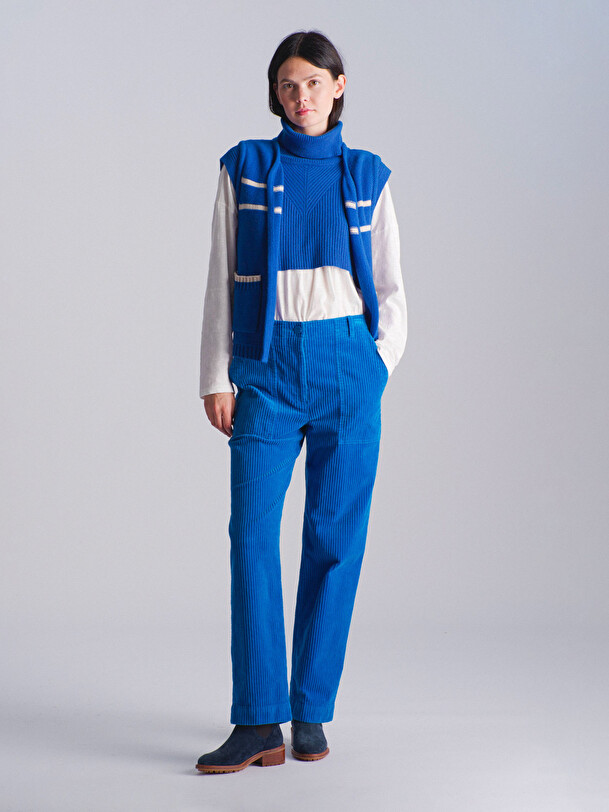 MARCEL CARDIGAN -  Turkish sea , Ready-to-wear Bensimon
