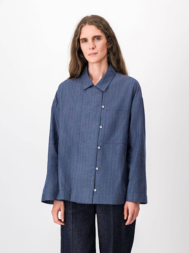 MARILOU SHIRT -  Indigo , Ready-to-wear Bensimon