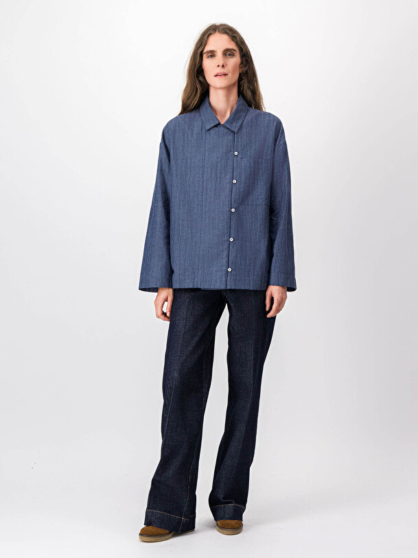 MARILOU SHIRT -  Indigo , Ready-to-wear Bensimon