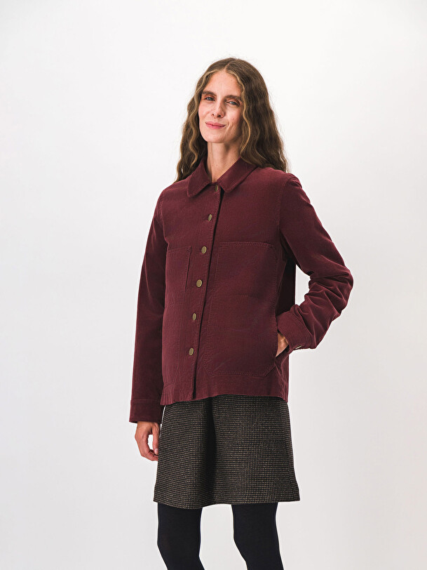 KEZIAH JACKET -  Aubergine , Ready-to-wear Bensimon