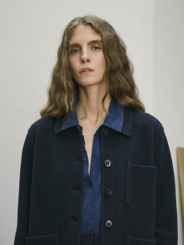 GOLTA JACKET -  Bleu nuit , Ready-to-wear Bensimon