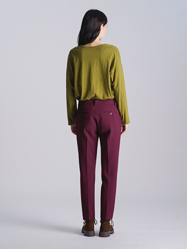 ADEMAR TROUSERS -  Aubergine , Ready-to-wear Bensimon