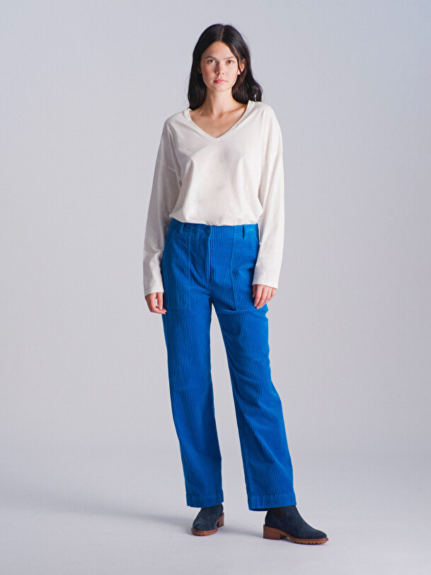 HUGHES TROUSERS -  Turkish sea , Ready-to-wear Bensimon
