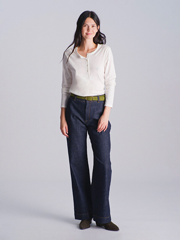 ALEXANDRA T-SHIRT -  Ecru , Ready-to-wear Bensimon