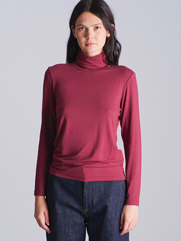 ELWIRE T-SHIRT -  Aubergine , Ready-to-wear Bensimon