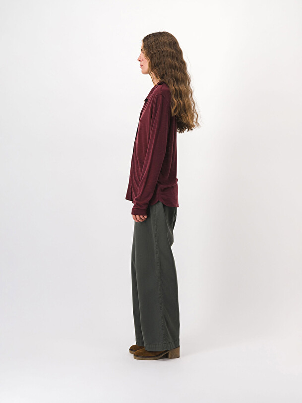 CYLENA SHIRT -  Aubergine , Ready-to-wear Bensimon
