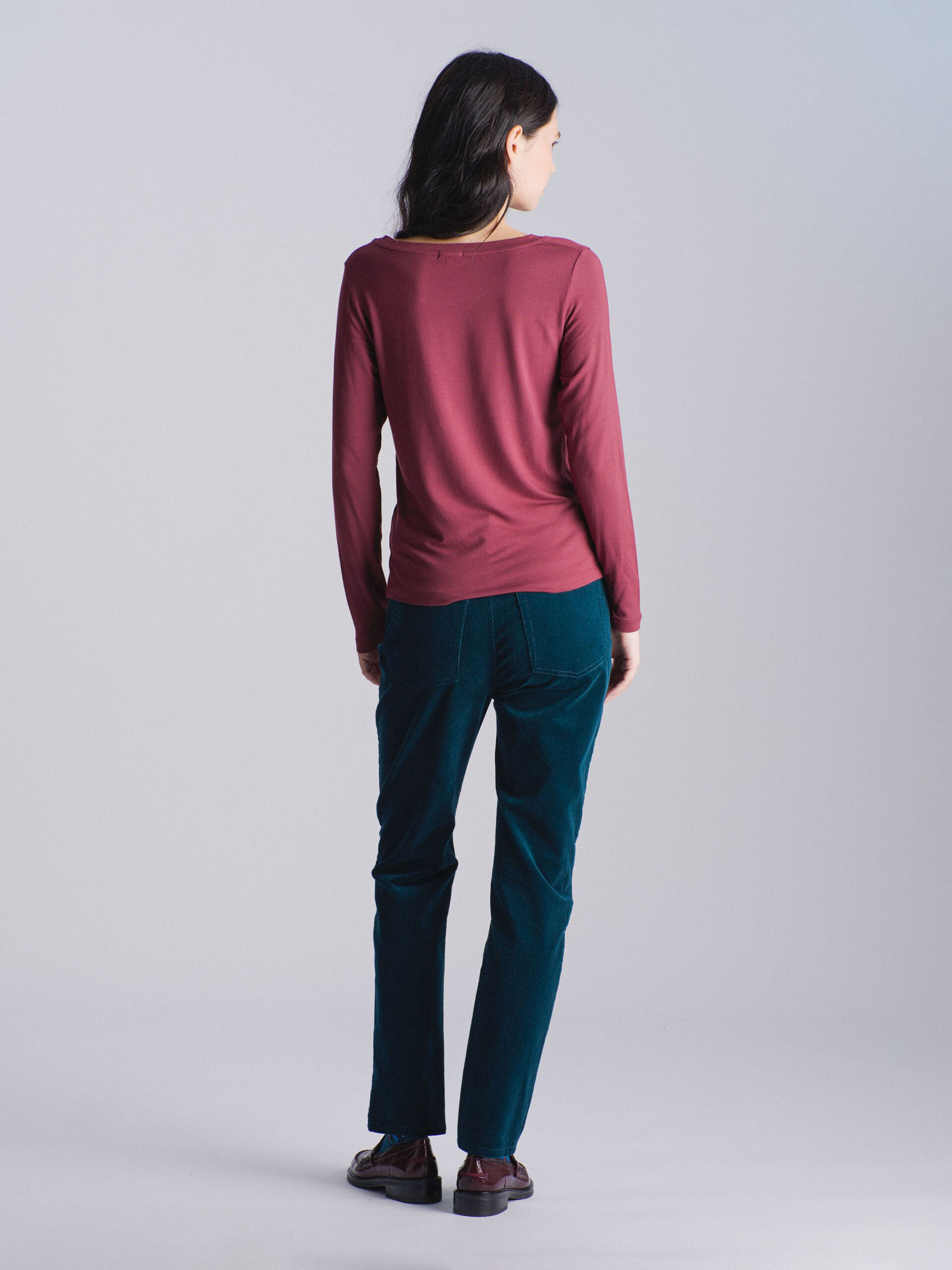 MYRIS T-SHIRT -  Aubergine , Ready-to-wear Bensimon