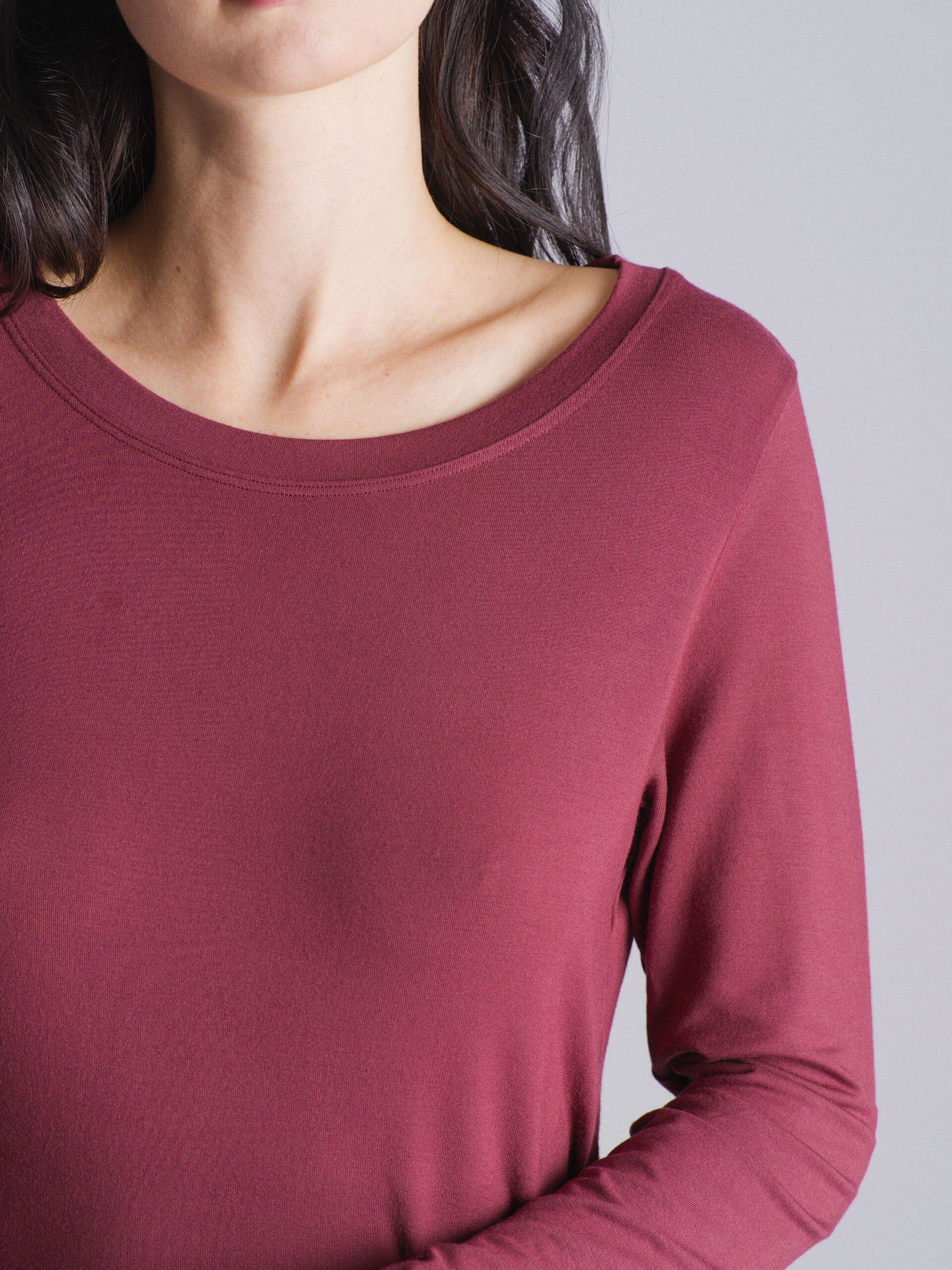 MYRIS T-SHIRT -  Aubergine , Ready-to-wear Bensimon